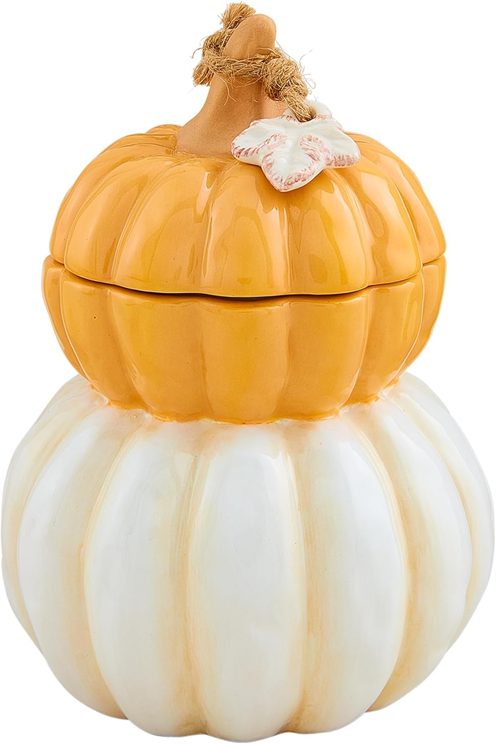 Mudpie Pumpkin Stack Canister