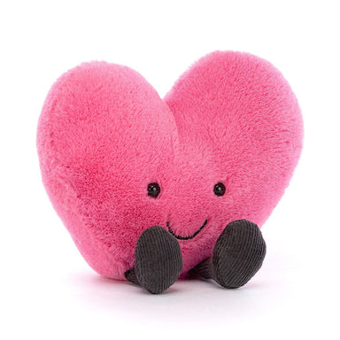 Jellycat Amusable Small Hot Pink Heart