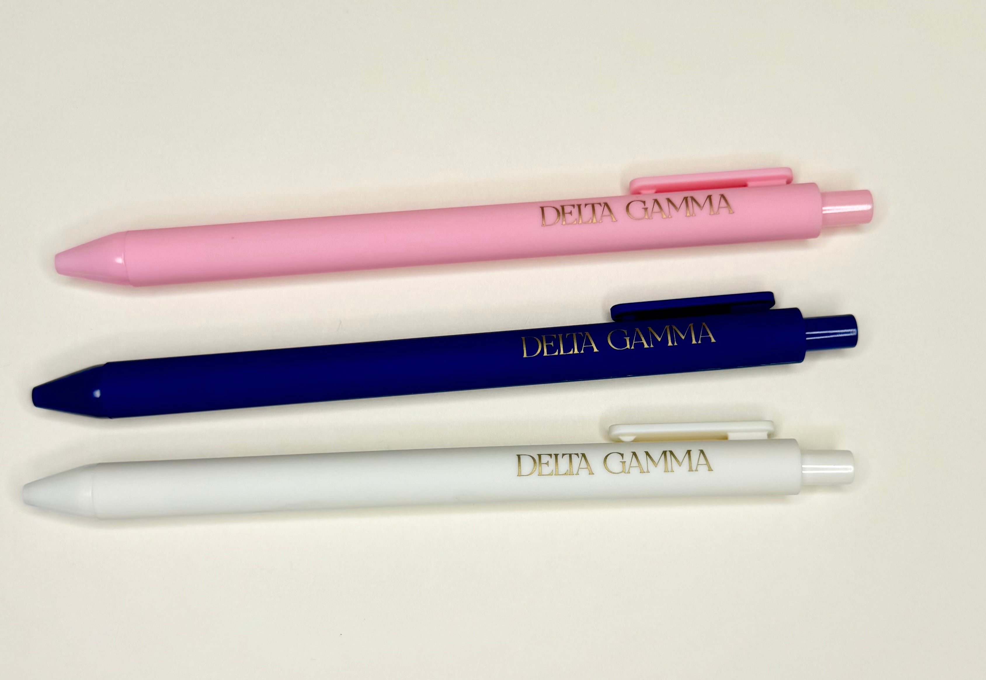Sorority Assorted Lettered Luxe Pens