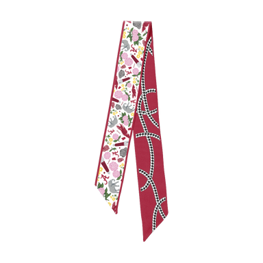 Saturday Silks Alabama Crimson Tide Twilly Scarf