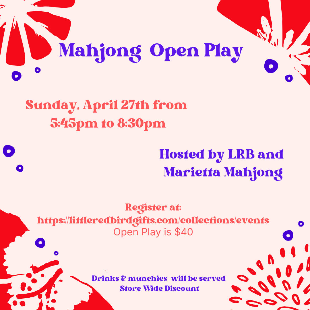 Mahjong Open Play - Sunday April 27th