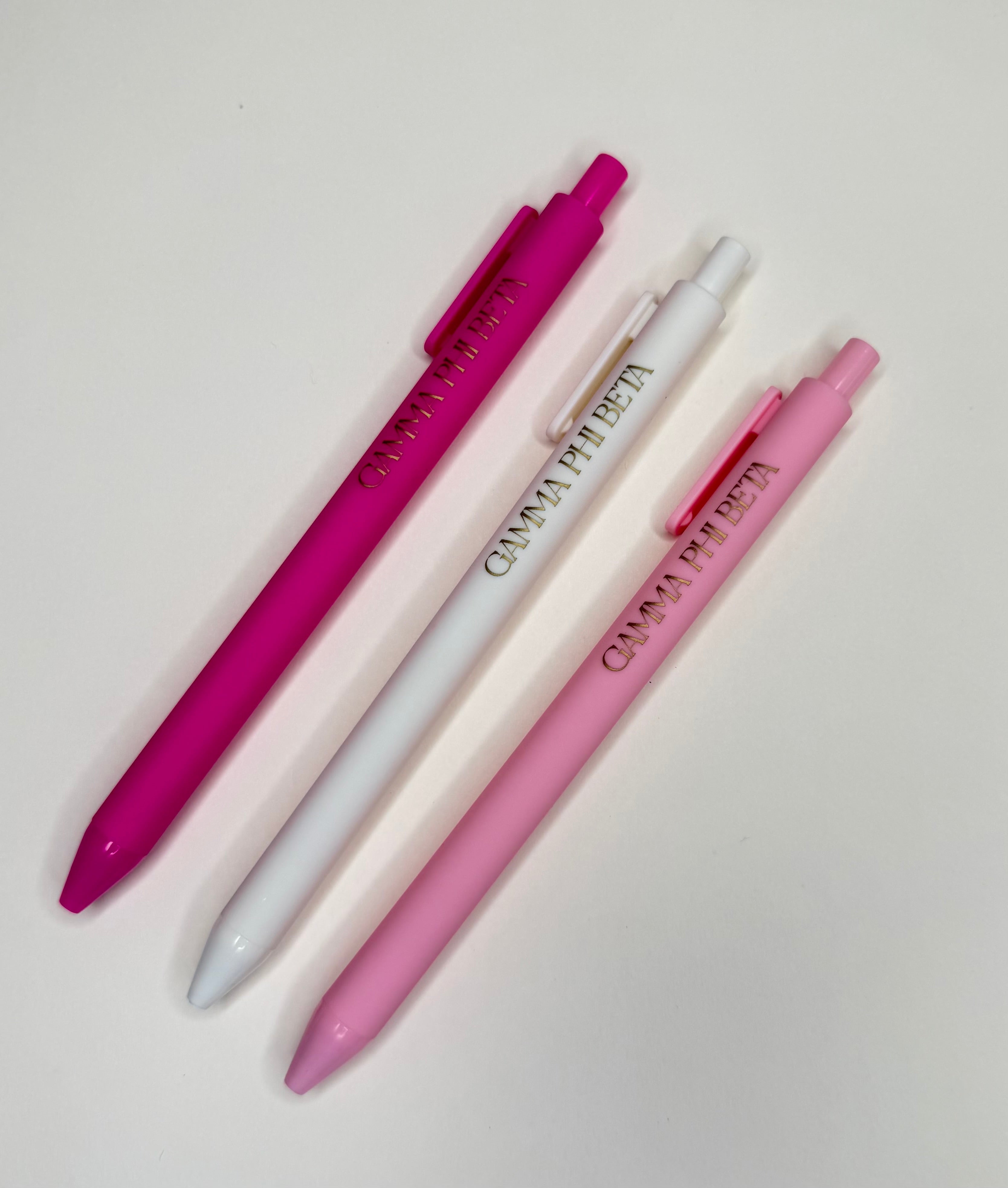 Sorority Assorted Lettered Luxe Pens