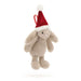 Bashful Christmas Bunny Decoration