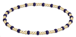 ENewton Game Day Hope Matte Navy Gold Sincerity Bracelet