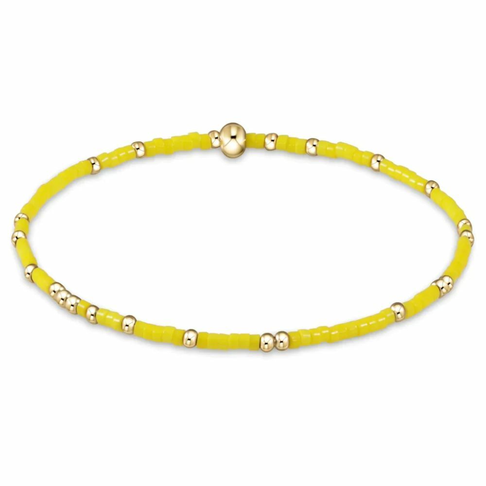 ENewton Golden Yellow Hope Unwritten Bracelet