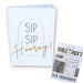 Noble Mick's Sip Sip Hooray Greeting Card & Old Fashioned