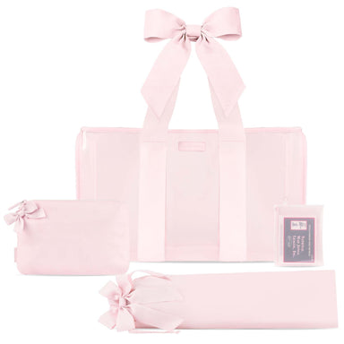 Case-Mate Ballet Pink Bow Mahjong Jelly Tote Set