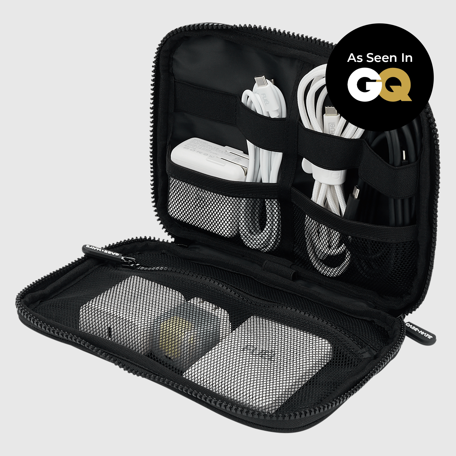 Case-Mate Black Travel Tech Organizer