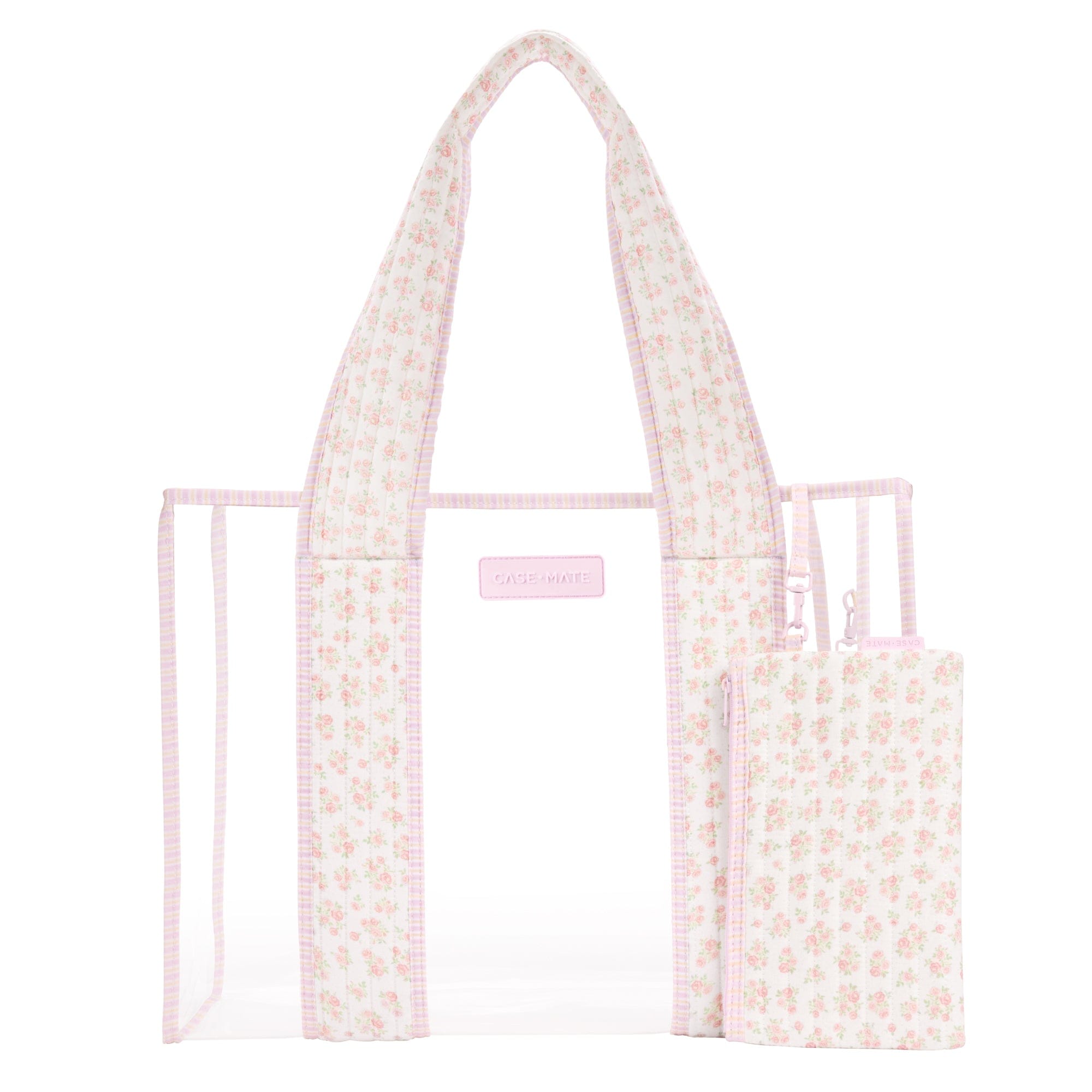 Case-Mate Quilted Ditsy Floral Jelly Tote Bag with Phone Pouch