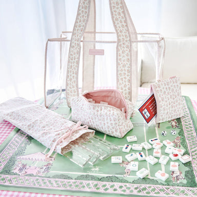 Case-Mate Quilted Ditsy Floral Mahjong Jelly Tote Set