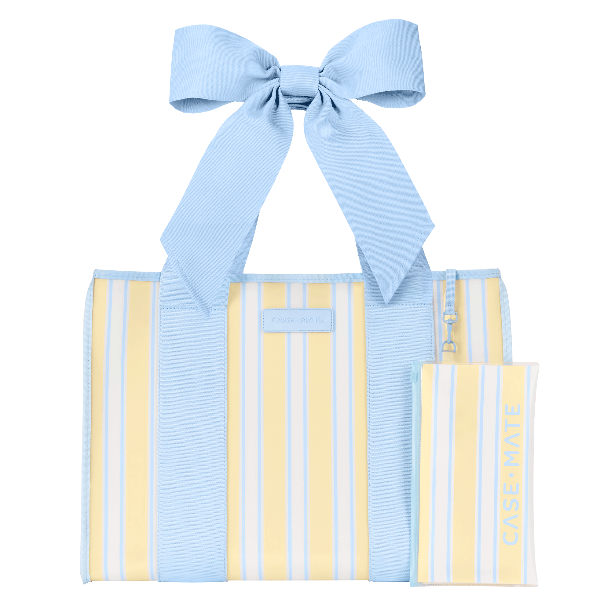 Case Mate Cabana Stripe Bow Jelly Tote Bag