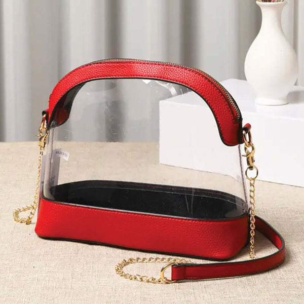 Stadium Ready Clear Bag Red