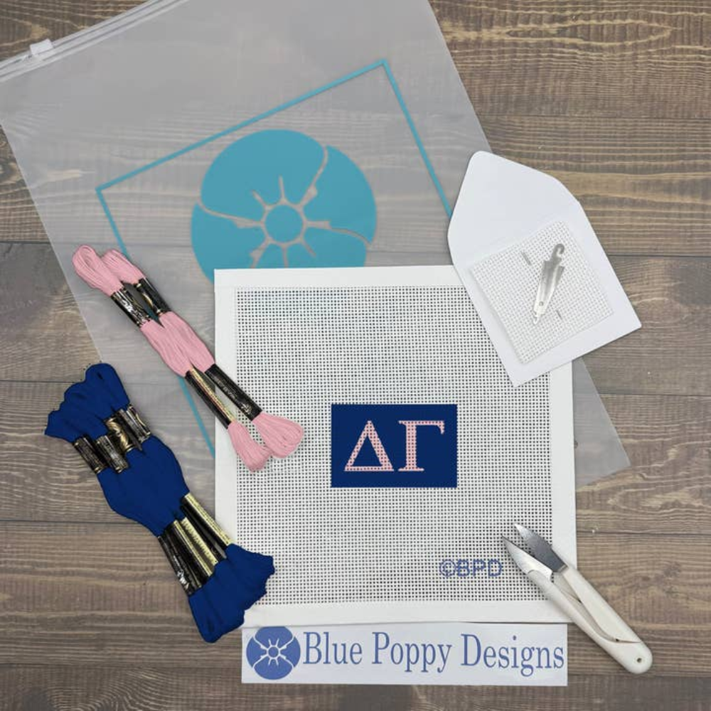 Delta Gamma 3x2 Needlepoint Kit