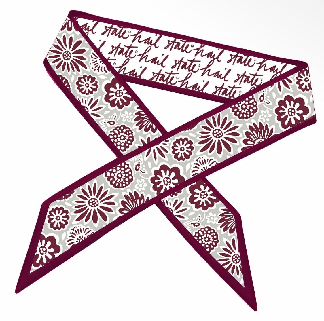 Desden Collegiate Skinny Scarf - Mississippi State