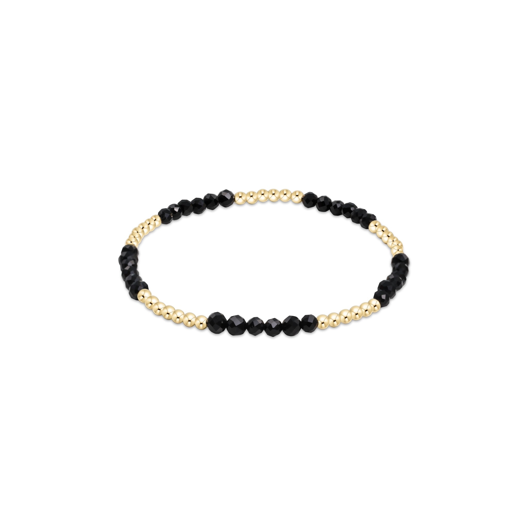 ENewton Blissful Faceted Onyx 2.5 mm Bracelet