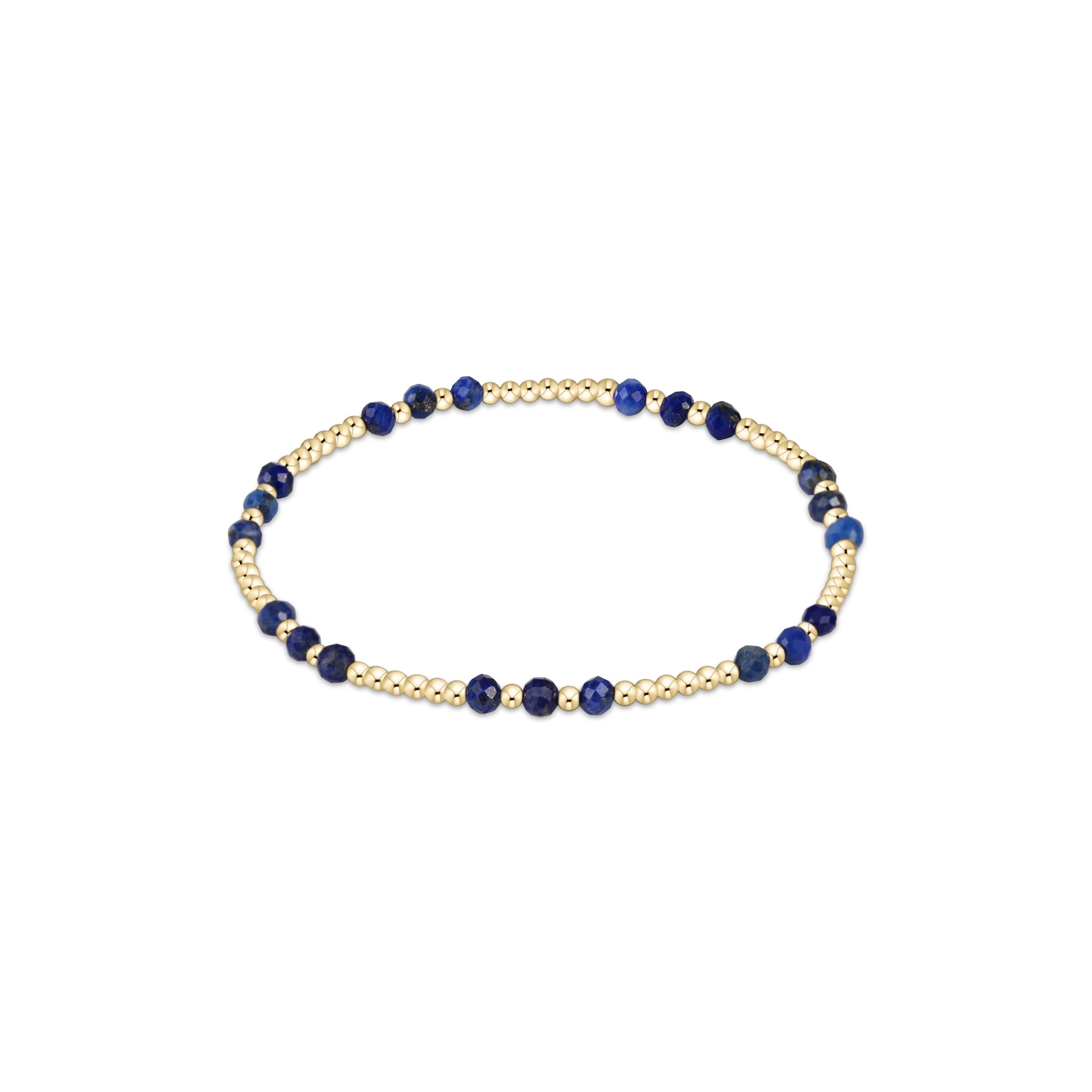 ENewton Gemstone Lapis Joy 3mm Bead Bracelet