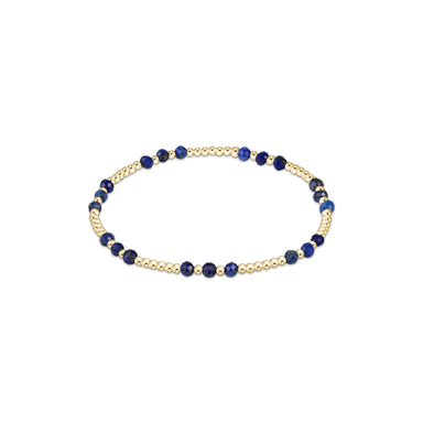 ENewton Gemstone Lapis Joy 3mm Bead Bracelet