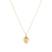 E Newton 16" Necklace Gold Love Plush Small Gold Charm
