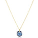E Newton 16" Necklace September Gold Reflection Small Charm