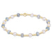 E Newton Aquamarine 4mm Sincerity Gemstone & Pearl Bracelet