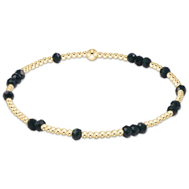 E Newton Black Gameday Flirty Hope Unwritten Bracelet
