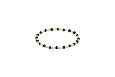 E Newton Black Gameday Flirty Sincerity Bracelet