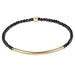 E Newton Bliss Bar Gold 2mm Faceted Hematite Bracelet