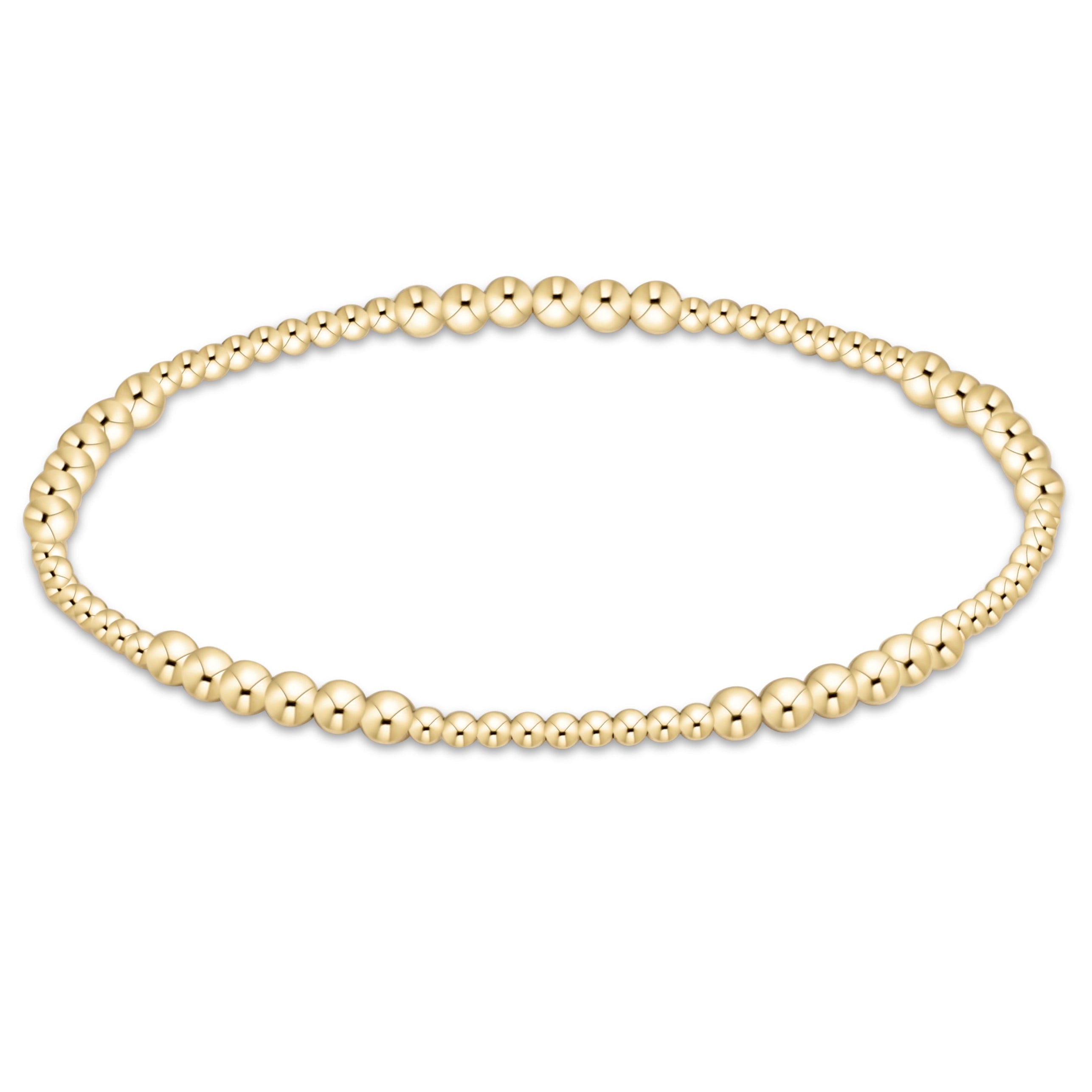 E Newton Blissful Gold 3mm Bracelet