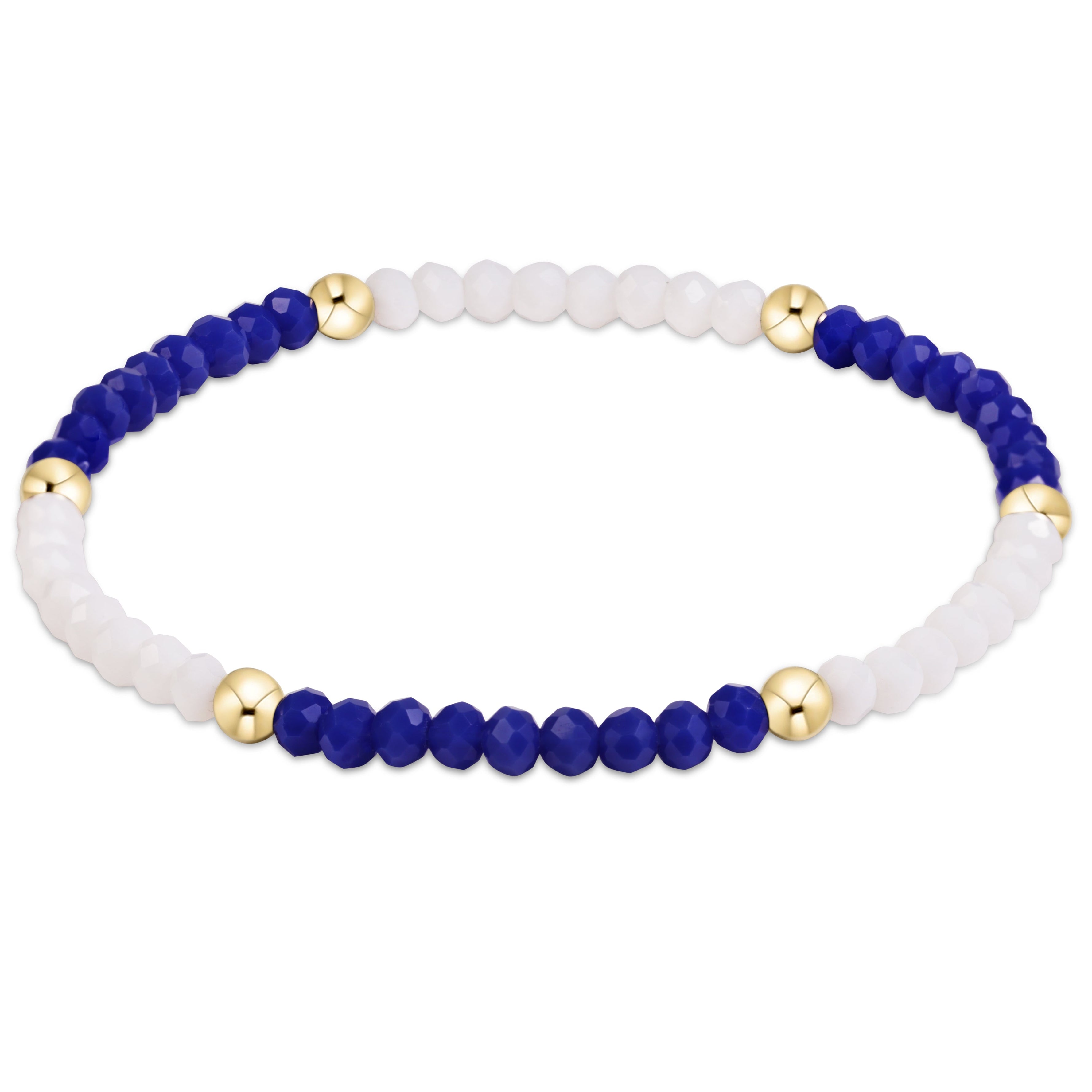 E Newton Blue/White Gameday Flirty Presence Bracelet