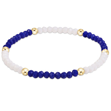 E Newton Blue/White Gameday Flirty Presence Bracelet