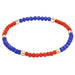 E Newton Bright Orange & Navy Gameday Flirty Presence Bracelet