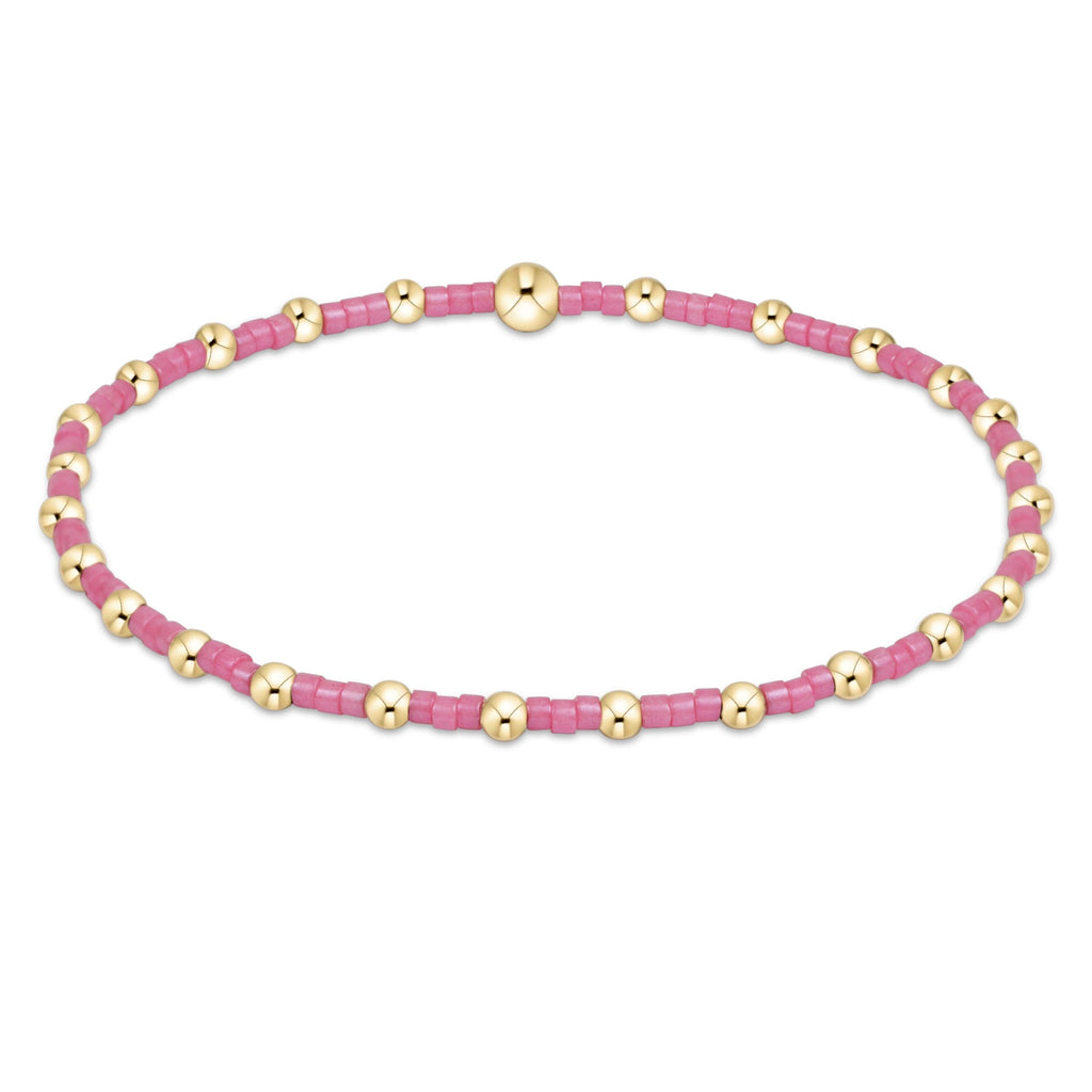E Newton Hope Sincerity Bracelet Bubblegum - Gold-Filled — Little