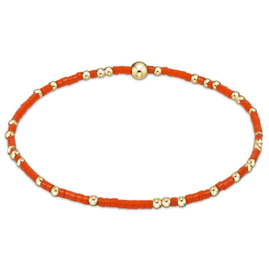 E Newton Burnt Orange Hope Unwritten Bracelet