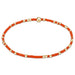 E Newton Burnt Orange Hope Unwritten Bracelet