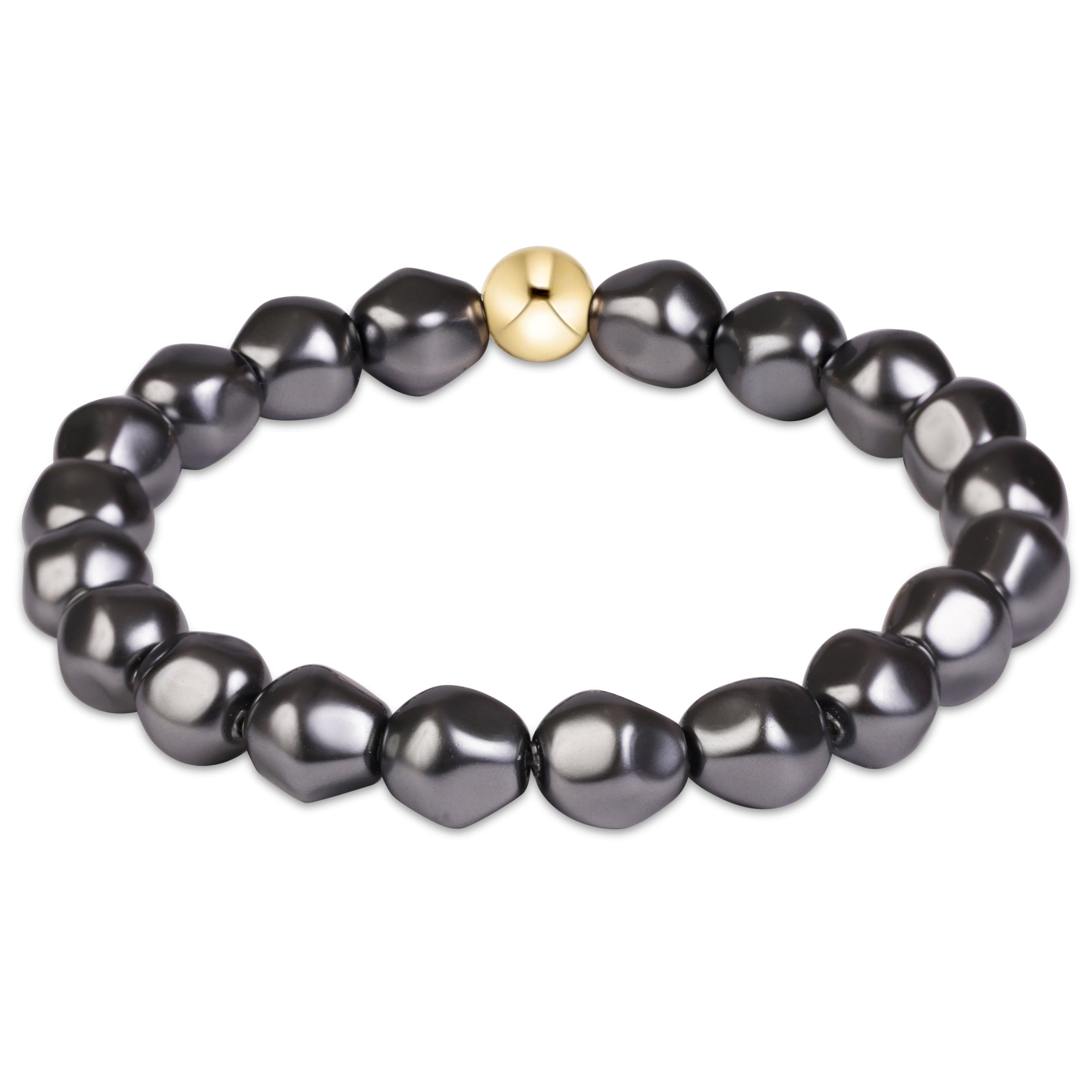 E Newton Classic Admire Pearl Dark Grey Bracelet