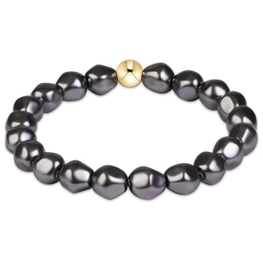 E Newton Classic Admire Pearl Dark Grey Bracelet