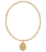 E Newton Classic Gold 3mm Bracelet - Inspire America Gold Disc