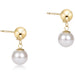 E Newton Classic Pearl 10mm Ball Drop Stud Earrings