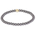 E Newton Classic Pearl Dark Grey 4mm Bracelet