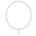 E Newton Classic Sterling 2mm Bracelet Blessed Crystal Charm
