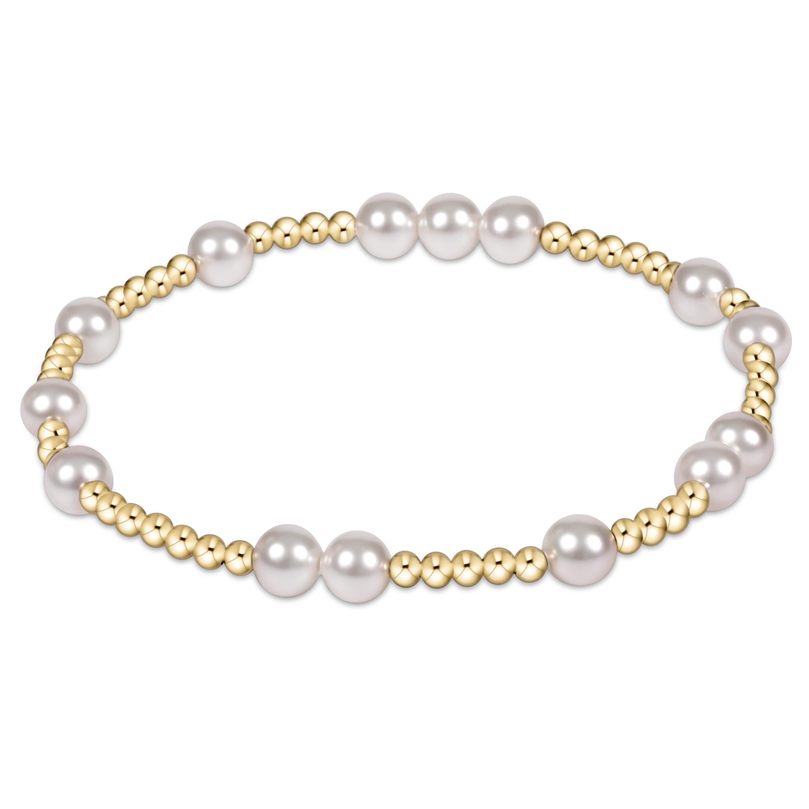 E Newton *Extends*  Bracelet 6mm Hope Unwritten Pearl