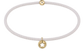 E Newton *Extends* Hope Unwritten Bracelet - White - Star Small Gold Disc