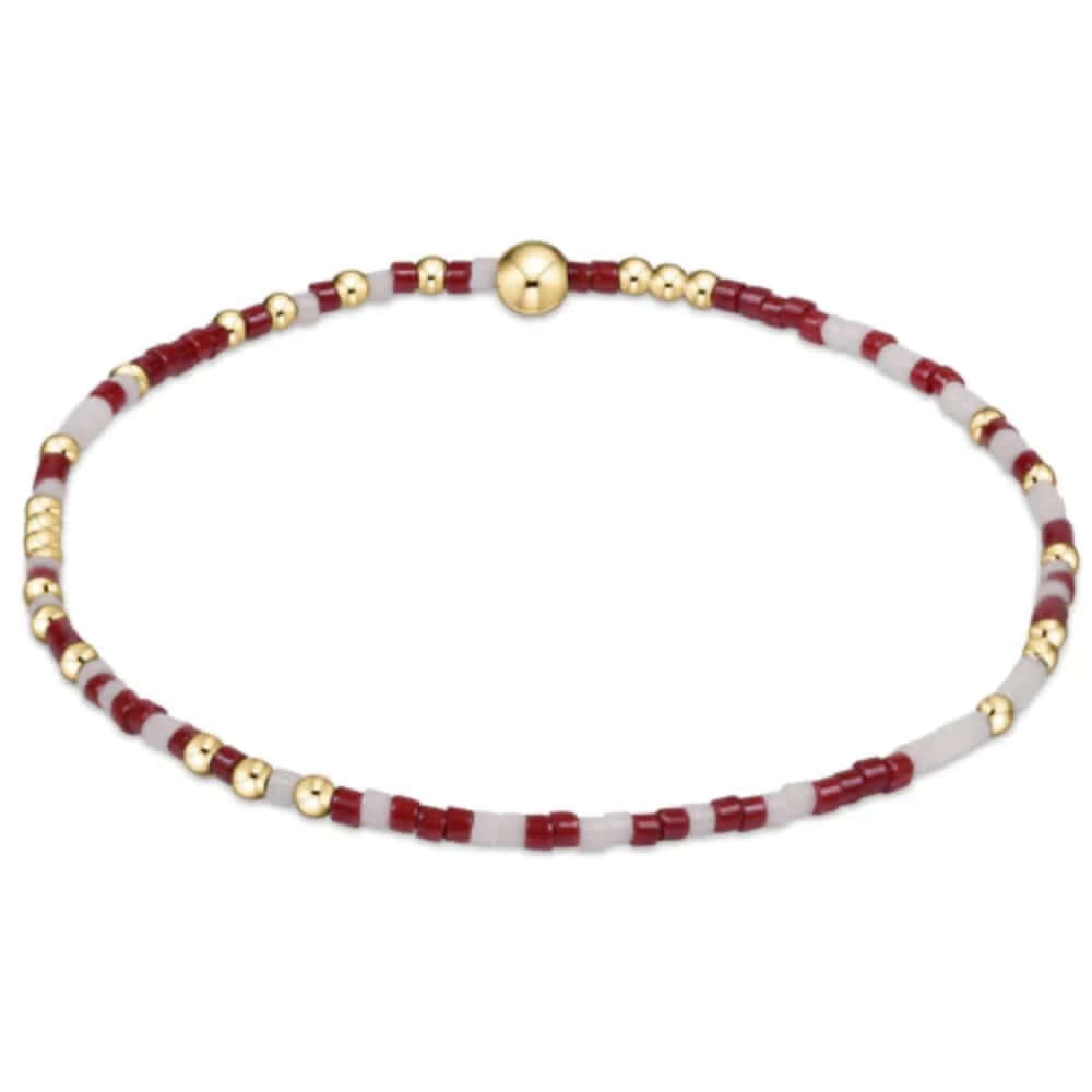 Bracelet Game Day Hope Unwritten Wine/White E Newton