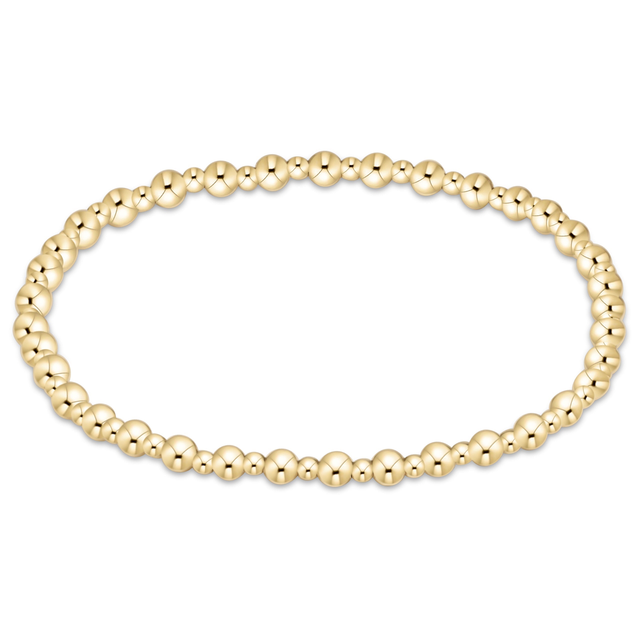 E Newton Grateful Gold 3mm Bracelet
