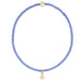 E Newton Hope Classic Bright Blue Bracelet - Signature Cross Small Gold Charm
