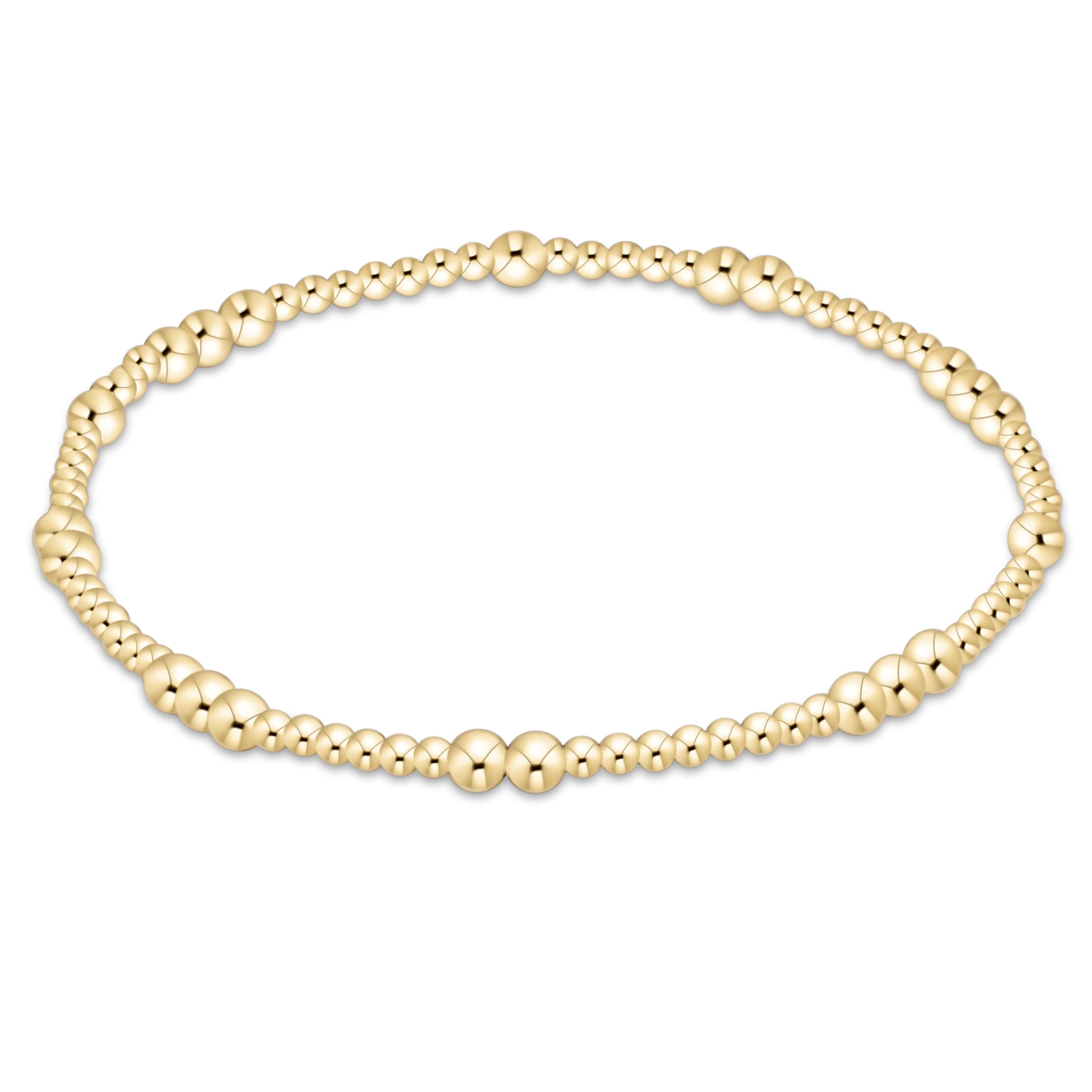 E Newton Hope Unwritten Gold 3mm Bracelet