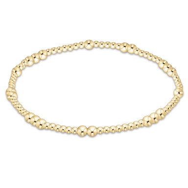 E Newton Hope Unwritten Gold 3mm Bracelet
