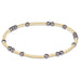 E Newton Hope Unwritten Pearl Dark Grey 3mm Bracelet
