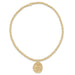 E Newton Inspire Charm 2mm Gold Bracelet