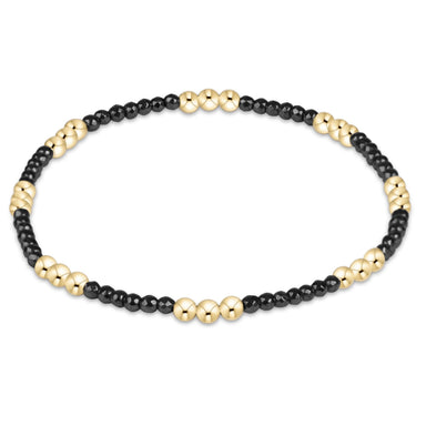 E Newton Joy Faceted Hematite 2mm Bracelet
